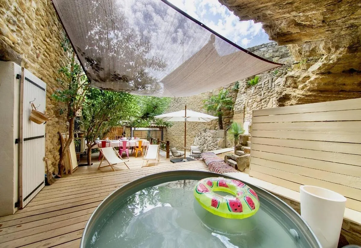 Ferienhaus Villa Charming Provencal Retreat With A Lush Private Courtyard Rochegude